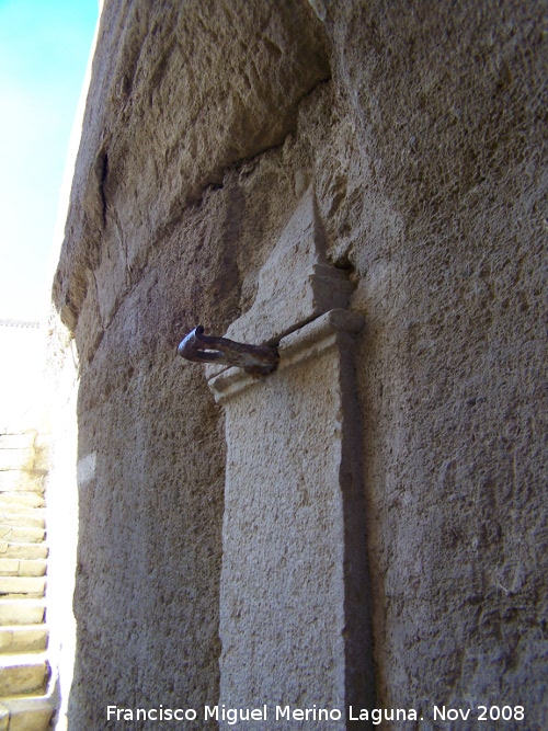 Arco de la Encarnacin - Arco de la Encarnacin. Soporte para antorchas