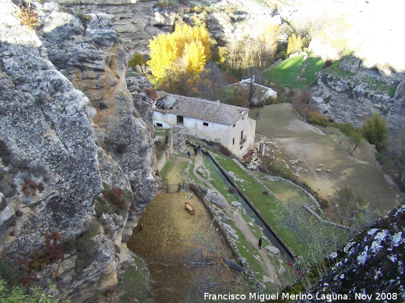 Molino de San Francisco - Molino de San Francisco. Desde la parte alta de los Tajos