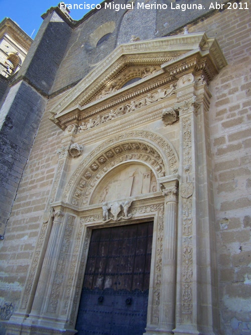 Colegiata de la Asuncin - Colegiata de la Asuncin. Portada principal