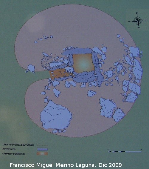 Dolmen 110 - Dolmen 110. Plano