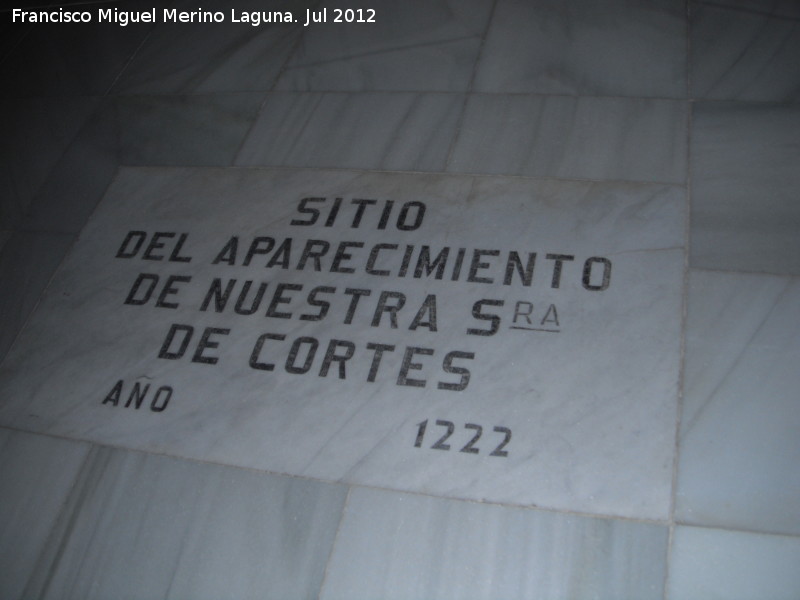 Santuario de Cortes - Santuario de Cortes. Sitio donde aparecio la Virgen