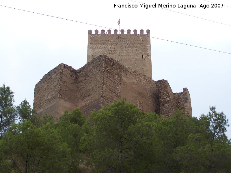 Castillo de Lorca. Muralla - Castillo de Lorca. Muralla. Murallas del Espoln