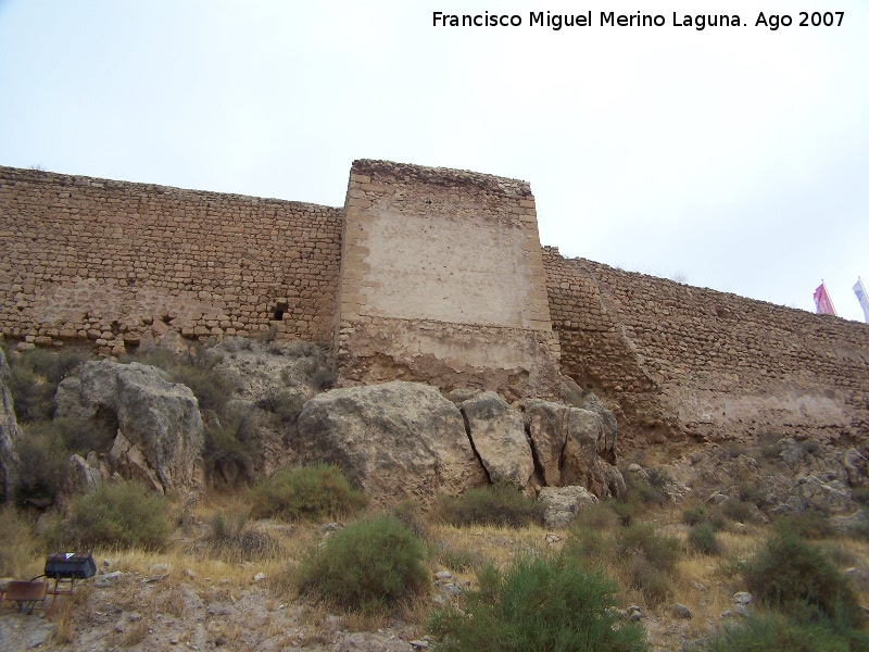 Castillo de Lorca. Muralla - Castillo de Lorca. Muralla. Torren Sur III