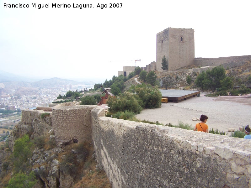 Castillo de Lorca. Muralla - Castillo de Lorca. Muralla. Muralla norte