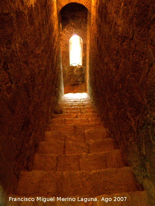 Castillo de Lorca. Torre Alfonsina - Castillo de Lorca. Torre Alfonsina. Escaleras