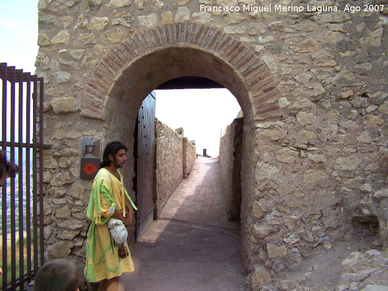 Castillo de Lorca. Batera de Artillera - Castillo de Lorca. Batera de Artillera. Puerta de acceso