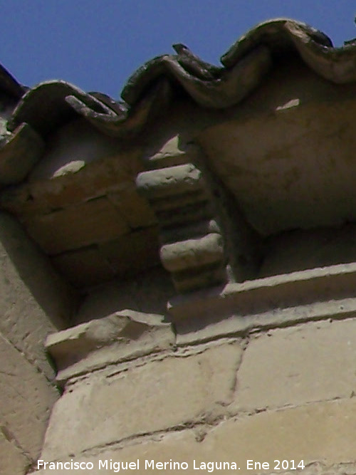 Canecillos - Canecillos. Iglesia de San Pedro - Baeza