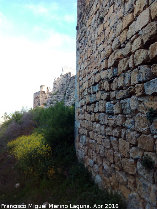 La Mota. Murallas - La Mota. Murallas. Muralla Oeste