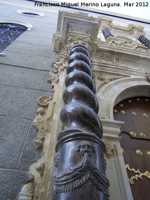 Convento de Santa Clara - Convento de Santa Clara. Columna