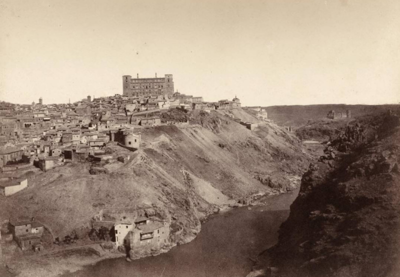 Alc�zar de Toledo - Alc�zar de Toledo. 1854. Foto de Alphonse de Launay