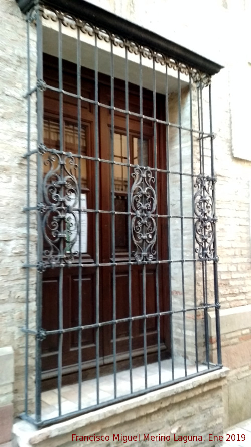Palacio de los Coello de Portugal - Palacio de los Coello de Portugal. Reja