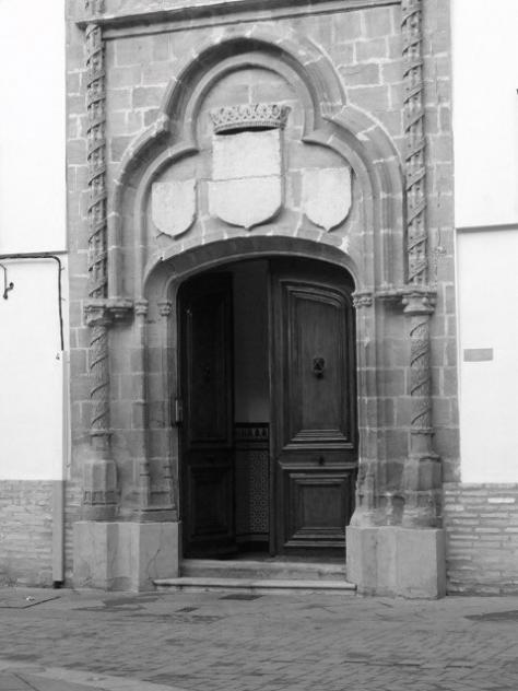 Casa de los Albarracn - Casa de los Albarracn. Foto antigua