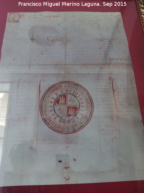 Historia de Andjar - Historia de Andjar. 1295 Privilegio de Fernando IV