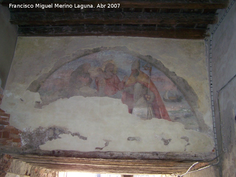 Palacio Chiurlotto - Palacio Chiurlotto. Fresco del pasaje