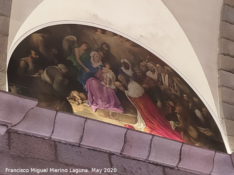 Santuario de la Virgen de la Cabeza - Santuario de la Virgen de la Cabeza. Pintura mural