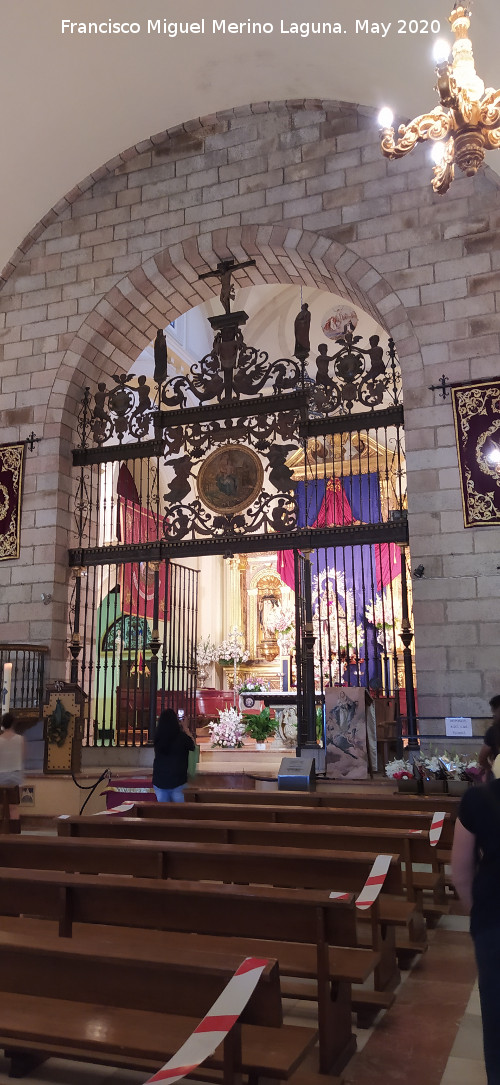 Santuario de la Virgen de la Cabeza - Santuario de la Virgen de la Cabeza. Capilla Mayor