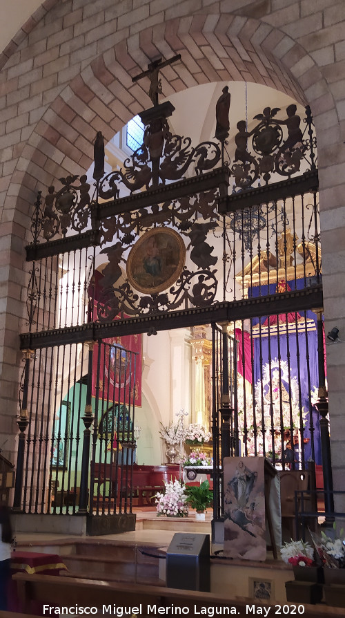 Santuario de la Virgen de la Cabeza - Santuario de la Virgen de la Cabeza. Reja