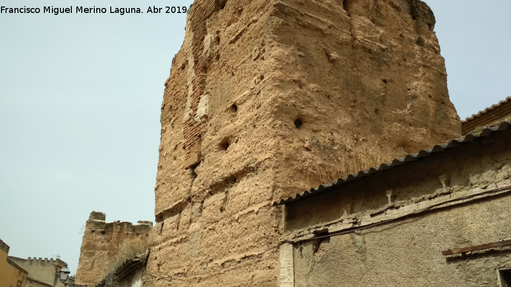 Muralla de Andjar - Muralla de Andjar. Torreones de la Calle Silera