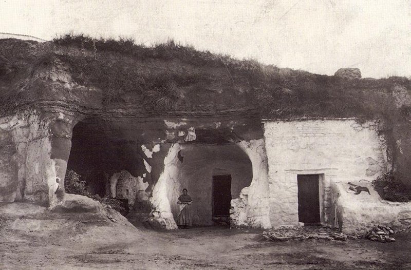 Casas Cueva - Casas Cueva. Foto antigua