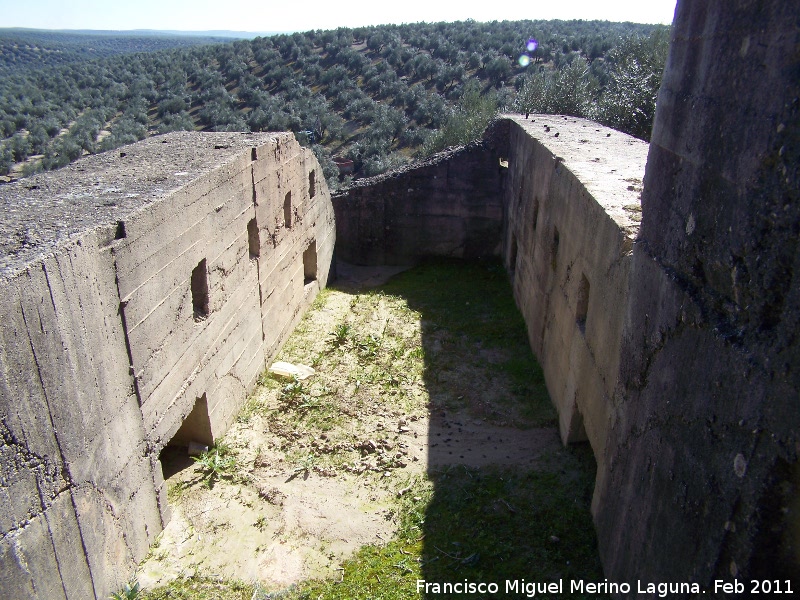 Nido de Ametralladoras del Arroyo Salado II - Nido de Ametralladoras del Arroyo Salado II. Trinchera