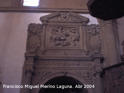 Catedral de Baeza. Capilla de Santiago - Catedral de Baeza. Capilla de Santiago. 