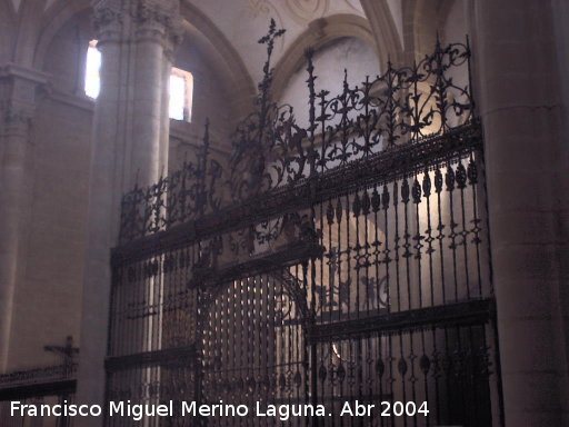 Catedral de Baeza. Reja - Catedral de Baeza. Reja. 