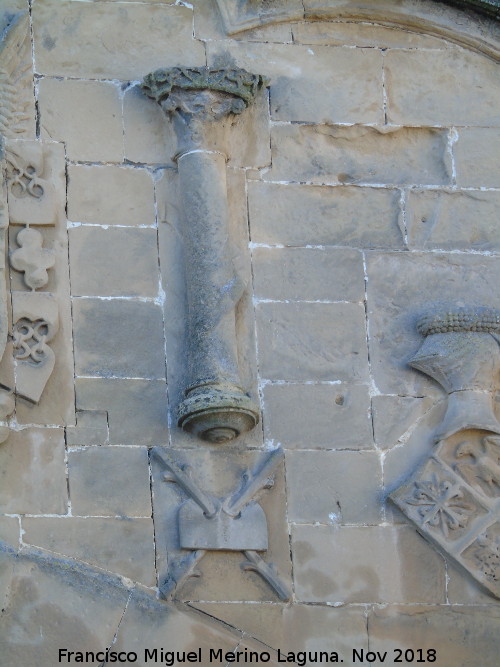 Arco de Villalar y Puerta de Jan - Arco de Villalar y Puerta de Jan. Columna