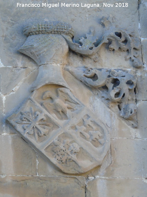 Arco de Villalar y Puerta de Jan - Arco de Villalar y Puerta de Jan. Escudo derecho