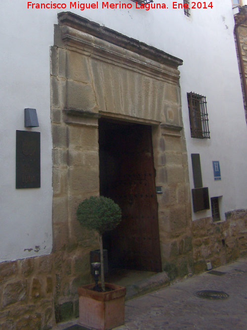 Casa de la Calle Cannigo Melgares n 7 - Casa de la Calle Cannigo Melgares n 7. Portada