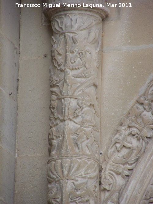 Iglesia de San Andrs - Iglesia de San Andrs. Columna