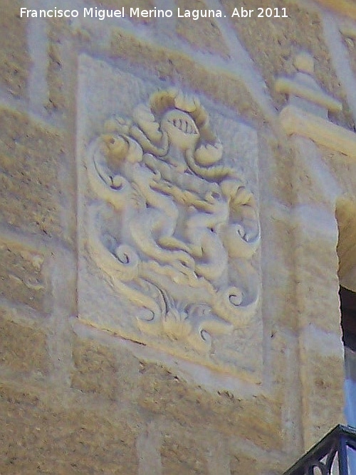 Casa de la Cuesta de Marruecos - Casa de la Cuesta de Marruecos. Escudo