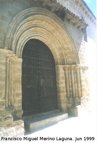 Iglesia de la Santa Cruz - Iglesia de la Santa Cruz. Portada Sur