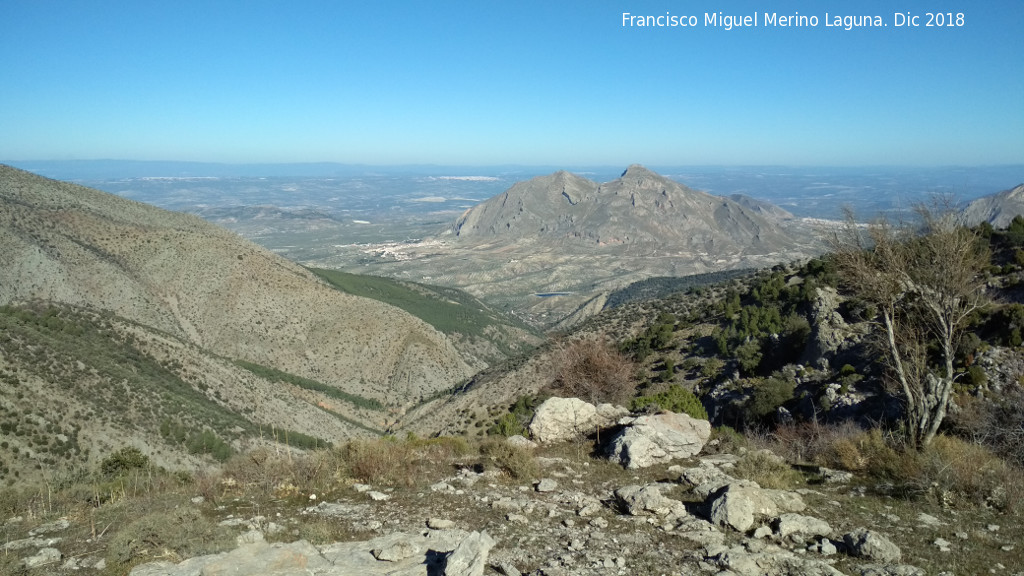 Cordel Cao del Aguadero - Cordel Cao del Aguadero. Vistas hacia Bedmar