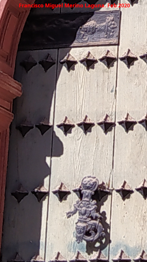 Iglesia de la Encarnaci�n - Iglesia de la Encarnaci�n. Bisagra y aldaba