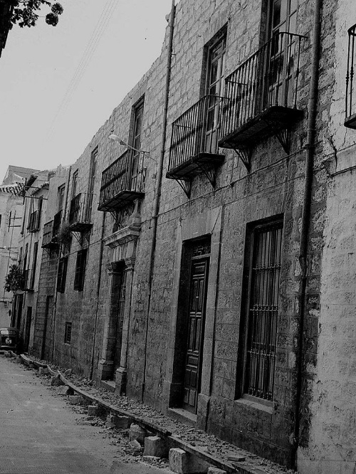 Palacio de los Viedma y Coello de Portugal - Palacio de los Viedma y Coello de Portugal. Foto antigua. Derribo