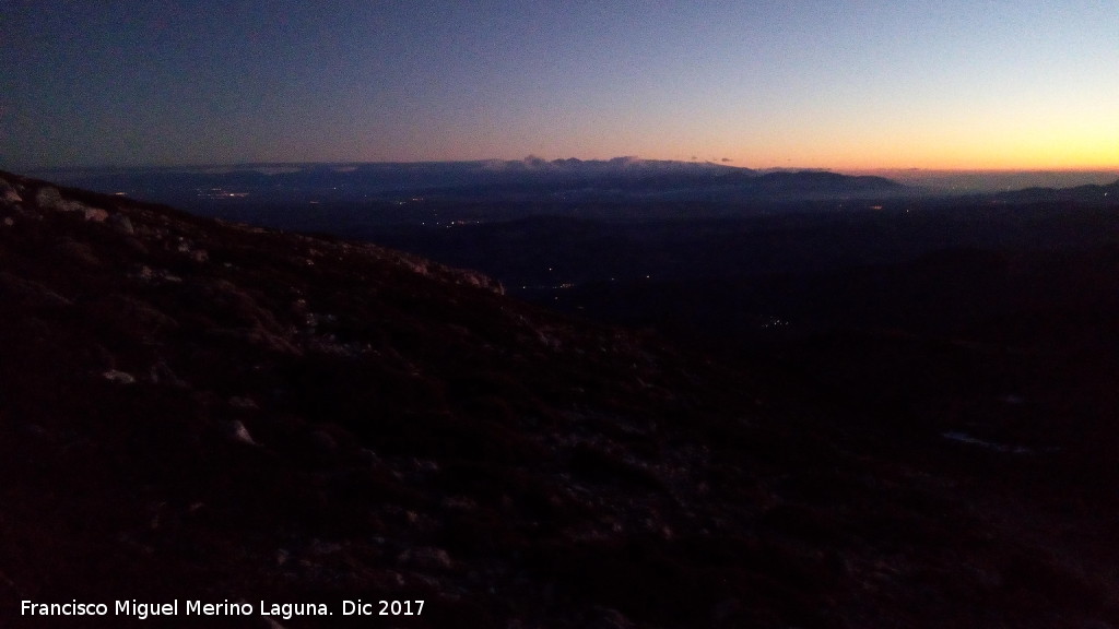 Ocaso - Ocaso. Desde el pico Mgina - Huelma