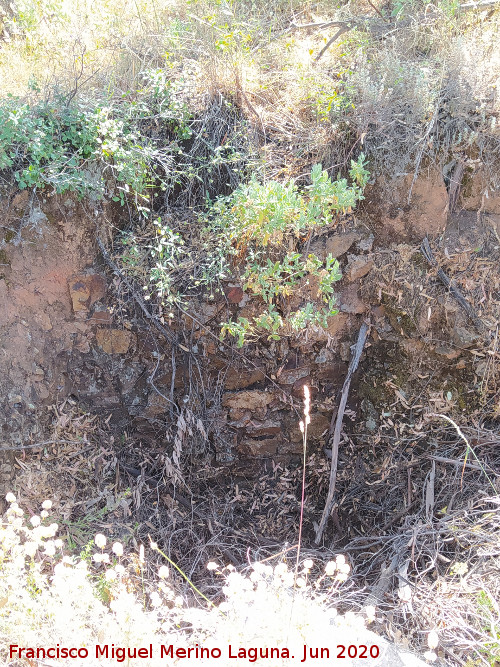 Cerro del Plomo - Cerro del Plomo. Muro