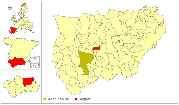 Begjar - Begjar. Localizacin