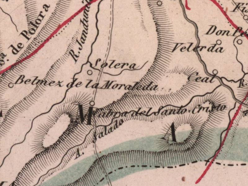 Historia de Blmez de la Moraleda - Historia de Blmez de la Moraleda. Mapa 1847