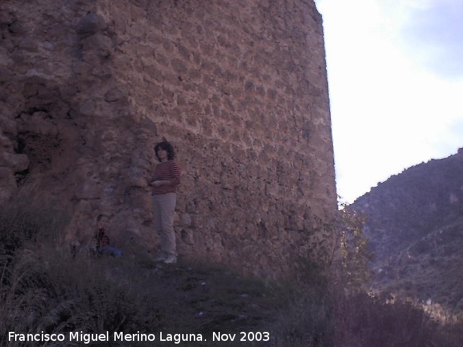 Castillo de Blmez - Castillo de Blmez. Parte trasera de la Torre del Homenaje