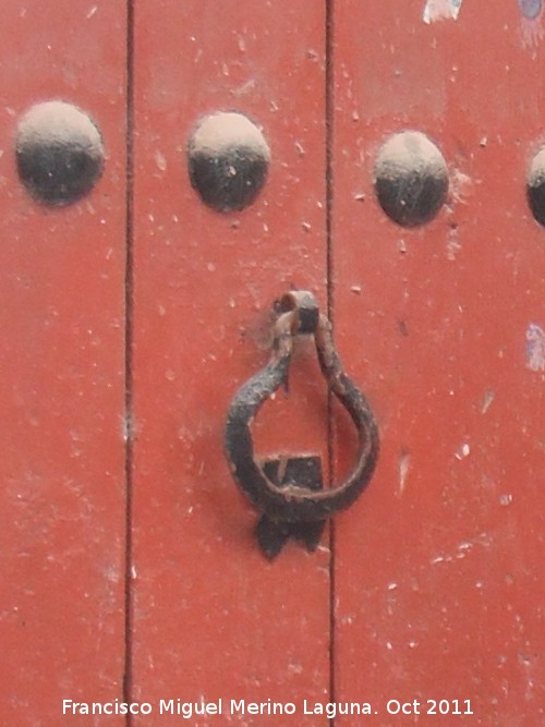 Casa de la Calle Pe�uela n� 9 - Casa de la Calle Pe�uela n� 9. Llamador