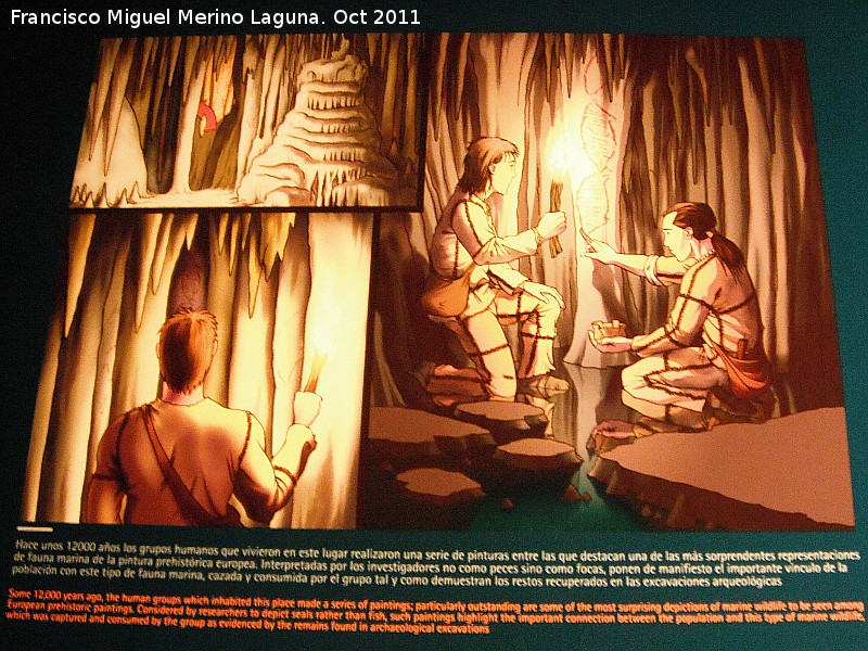Historia de Nerja - Historia de Nerja. Pinturas rupestres de la Cueva de Nerja