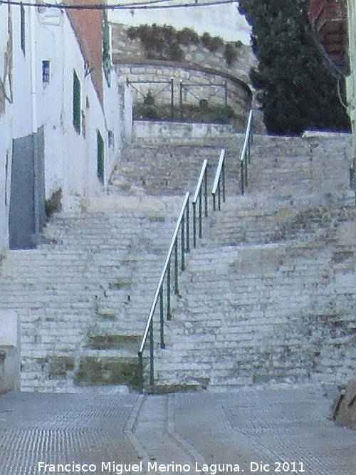 Calle 2 Travesa Cruz de la Magdalena - Calle 2 Travesa Cruz de la Magdalena. Escaleras