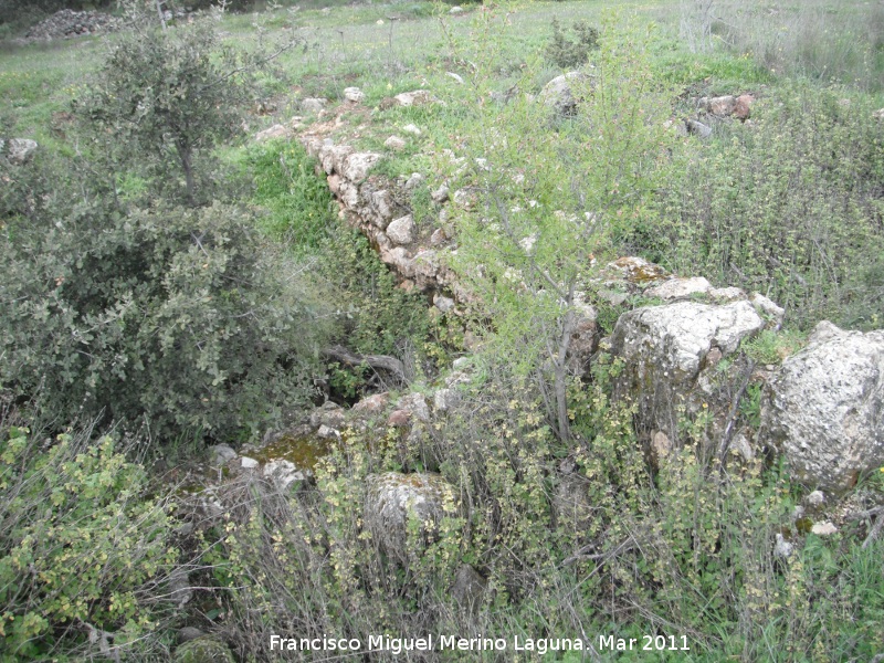 Oppidum de Encina Hermosa - Oppidum de Encina Hermosa. Muros