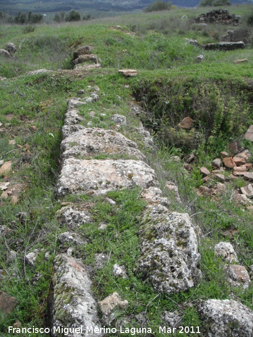 Oppidum de Encina Hermosa - Oppidum de Encina Hermosa. Muros