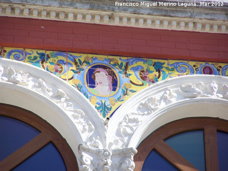 Casa de la Calle del Carmen n 59 - Casa de la Calle del Carmen n 59. Azulejos