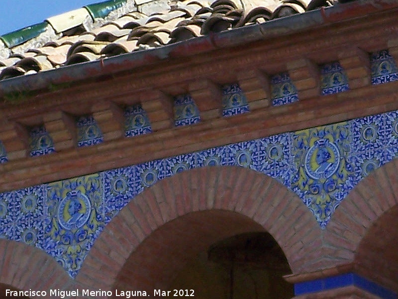 Casa de la Calle del Carmen n 57 - Casa de la Calle del Carmen n 57. Azulejos