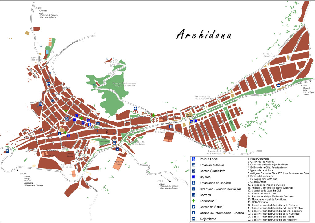 Archidona - Archidona. Plano