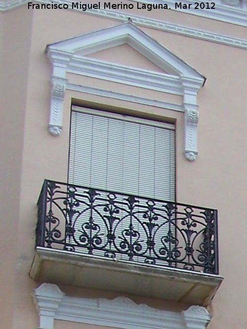 Casa de la Calle del Carmen n 21 - Casa de la Calle del Carmen n 21. Balcn del segundo piso