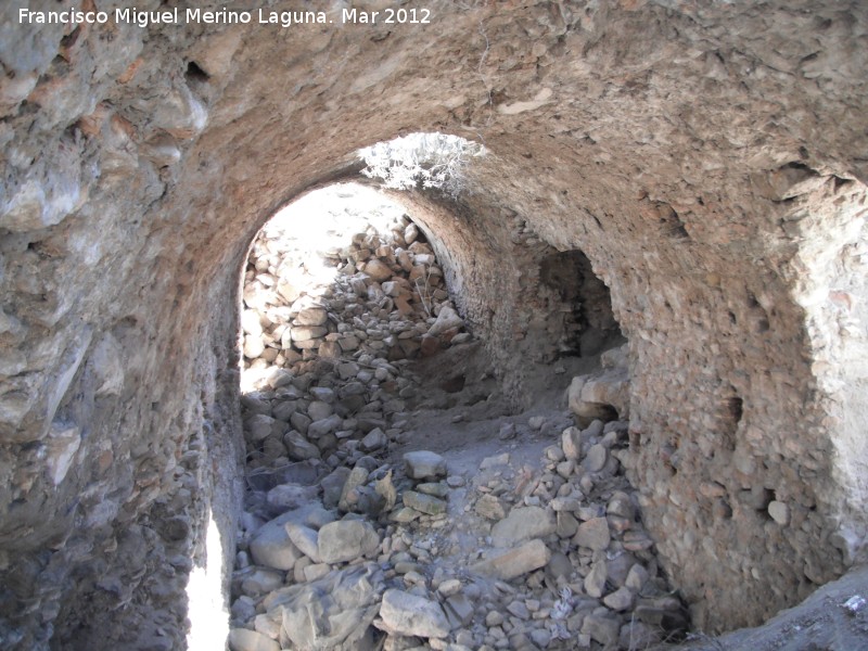 Aljibe romano del Cerro Maquiz - Aljibe romano del Cerro Maquiz. Interior